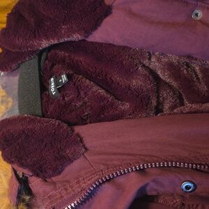 Torrid Maroon Trench Coat Women's 22/24